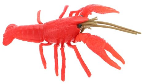 HEMOTON Hummer-Modell Hummer Spielzeug Tier Minifiguren Hummer Figur Wohnkultur Spielzeuge Mini-Hummer-Spielzeug Hummerfiguren Puzzle Ornamente Süßwasser-Krebse schmücken Kind Plastik rot