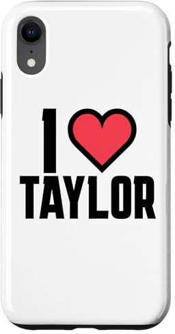 I Heart Taylor Love Design Case for iPhone XR