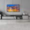 homary Ausziehbarer TV-Ständer mit 3 Schubladen, minimalistisches, rechteckiges Entertainment-Center, Nussbaum-TV-Konsolentisch bis zu 279,4 cm (ausziehbar: 180,9 cm B x 290,2 cm) (grau)