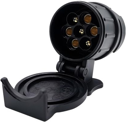 CGEAMDY 13 Bis 7 Adapter, Anhänger Steckdosen-Adapter, Abschlepp-Adapter, Universal 13 Pin Auf 7 Pin Anhänger-Adapter, Trailer Adapter Stecker Und Steckdosen Für Wohnwagenanhänger