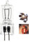BOLLUMA Ampoule Halogène Fresnel 150W 3200K 230V GX6.35, Lampe Halogène Fresnel à Faisceau Continu, Lampe Vidéo Tungstène Chaud pour Films, Publicités, Actualités, Photographie de Produits