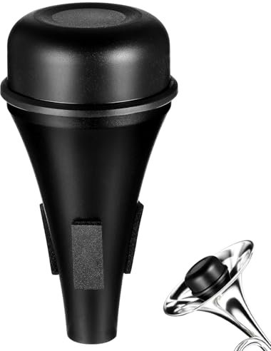 Abaodam Posaunendämpfer Professioneller Für Tenorposaune Horn Übungsdämpfer Trompete Gerader Dämpfer Zubehör Für Musikinstrumente