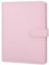 JIANTA A5 Binder 6 Loch A5 Ringbuch aus Kunstleder Budget A5 Binder Ringbuch Nachfüllbar mit Innertaschen Budget Binder A5 Notebook Binder Rosa(ohne Innenpapier)