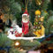 Ornamento di Natale Bella Albero Regalo Ornamento Albero di Natale Appeso Decorazione del Partito per Vacanze di Nozze
