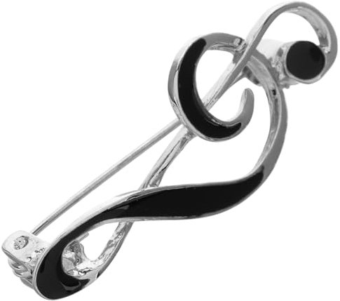 WRITWAA Musiknoten-brosche Aus Zinklegierung Anstecknadel Mit Emaille-details Für Kleidung Hüte Taschen Rucksack Schlichtes Und Raffiniertes Design