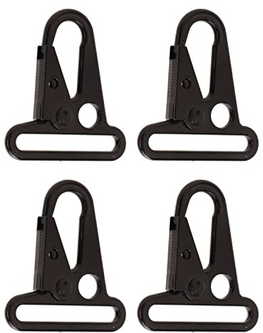 10 Stück Legierungs-Karabinerhaken, Metall-HK-Clips, Vergrößerte Mund-Clips, Schlüsselanhänger-Halter für Bergsteigen, Camping, Angeln