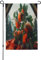 Banderas de jardín para exteriores, banderas vibrantes de granada, perfectas para Pascua y decoración al aire libre, banderas de primavera para todo tipo de clima