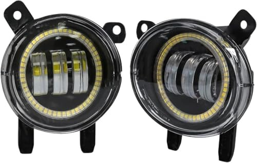 Auto Nebelscheinwerfer Für BMW 3 Series F31 LCI (09/2014-2015 2016 2017-02/2018),Wasserdicht,Staubdicht,Nebelscheinwerfermontage,B/Fog Lamp +Angel Eyes