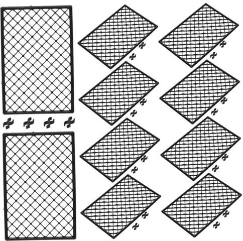 ORFOFE 30pcs Rc Drift Field Panels for Remote Control Car Garage Assembly Sturdy Miniature Road Panels Compatible with Various Rc Drift Cars Space-saving Design with Realistic Detailing