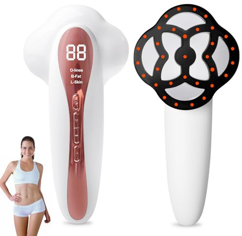 Cellulite Massagegerät, Lipödem Massagegerät, Anti Cellulite Geräte Massage mit EMS Puls, Wärmefunktion, 3 Modi & 15 Intensitätsstufen für Bauch, Beine, Arme & Gesäß
