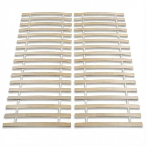 IDIMEX PASIA Lattenrost 180 x 200 cm, Natur - Rollrost aus Birke-Schichtholz, 17 stabile Federleisten, inklusive Montageschrauben, flexibel einsetzbar als Ersatz oder für Neubett