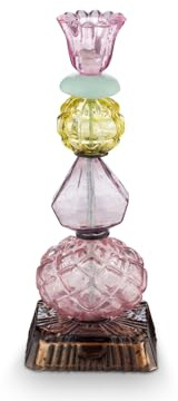 Pip Studio Glass Beads Kerzenhalter lila 23,5cm