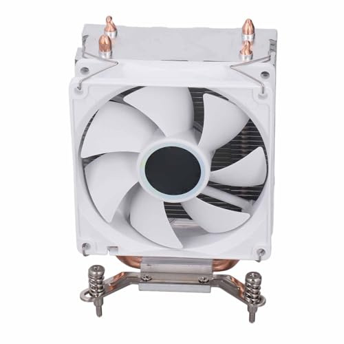 Generic Ventilador de Refrigeración de CPU 3,54 Pulgadas Rendimiento Silencioso Disipación de Calor Eficiente para 775 1150 Socket Cobre y Aluminio Duraderos 1 Unidad