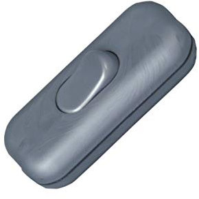Kopp Schnurzwischenschalter, 1-polig, 250 V, 6 A, silber, 191320086