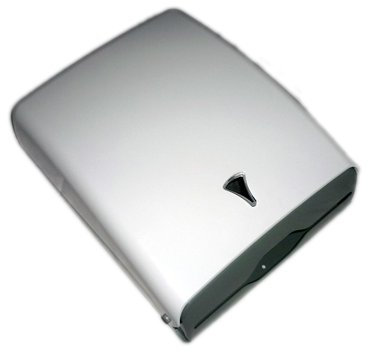 WfG Papierhandtuchspender Kunststoff, weiß und abschließbar