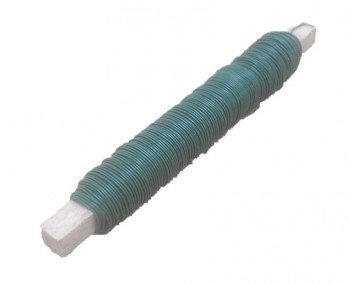 5 Rollen Wickeldraht grünlackiert 0,65mm