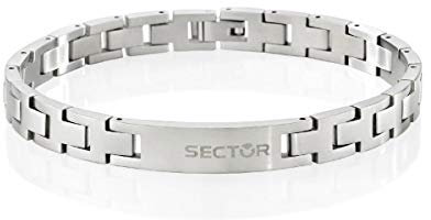 Sector No Limits Bracciale da uomo, Collezione BASIC Sector Jewels, lunghezza 21 cm, in acciaio - SZS13