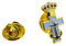 Gemelolandia | Pin de Solapa de la Medalla de la Cruz de Mérito Naval con Distintivo Blanco | Pines Originales Para Regalar | Para las Camisas, la Ropa o para tu Mochila | Detalles Divertidos