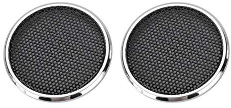 2pcs Cas de réseau de Haut-parleurs, couvertures Bewinner Haut-Parleur 1 Pouce Audio décoration décoration Grille de Protection étui en Acier Maille pour Petit Haut-Parleur