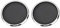 2pcs Cas de réseau de Haut-parleurs, couvertures Bewinner Haut-Parleur 1 Pouce Audio décoration décoration Grille de Protection étui en Acier Maille pour Petit Haut-Parleur