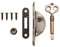 LICTOP Schlosskasten, Schrank, Möbel, dekoratives Schloss, Kastenschloss mit Schlüssel (1 Set)