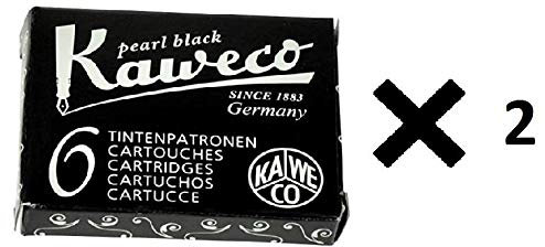 Kaweco Black Ink Cartridges - 2 Pack