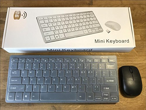 Replacement for Wireless Small Keyboard and Mouse for LG 42LN5700 42 1080p SMART TV (Black)