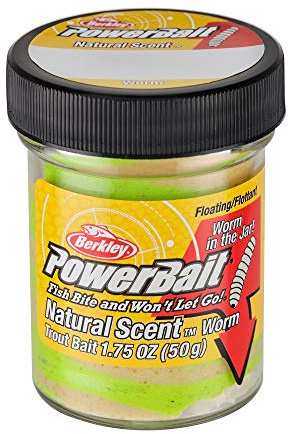 Berkley PowerBait Trout Dough Bait, Tequila Lime, 1.8 oz