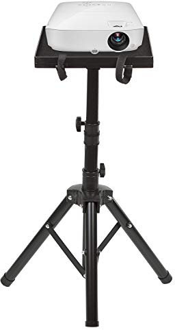 Maclean MC920 Projector Stand Mount Tray Made Of Steel Height Adjustable