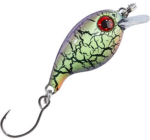 Balzer Trout Attack Crank Wobbler Thunder 3cm 2g - Forellenwobbler, Farbe:Gelb-Lila-Schwarz