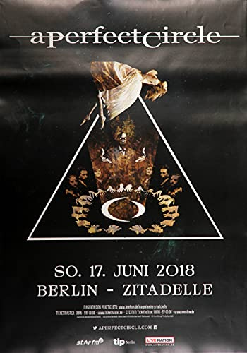 Premium Poster/Plakat | DIN A1 | Wanddeko | Live Konzert Veranstaltung » A Perfect Circle - Eat The Elephant, Berlin 2018 «
