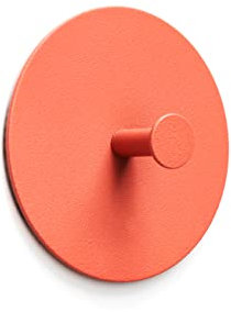 Bidetlity Wandhaken Korall Nordisches design Handtuchhaken Selbstklebend Haken Ideal für Bad Küche Toilette Handtuchhalter Kleiderhaken Ohne Bohren Bunt Matt