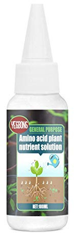 Tedious 100ml Amino Acid Plant Nutrient Solution | Hydroponic Liquid Plant Fertilizer | Concentrated Turf Grass Soil Conditioner | All-Purpose Fertilizer for Seedling Recovery Root Growth