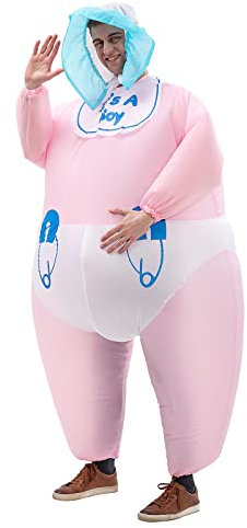 Arokibui Aufblasbares Babykostüm, riesiges aufblasbares Kostüm für Erwachsene, Cosplay, Party, Halloween, Festival, Übergröße