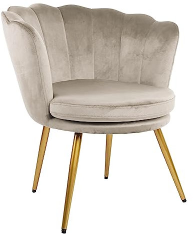 Genesis Fauteuil tonneau Accent Taupe, Taille Unique