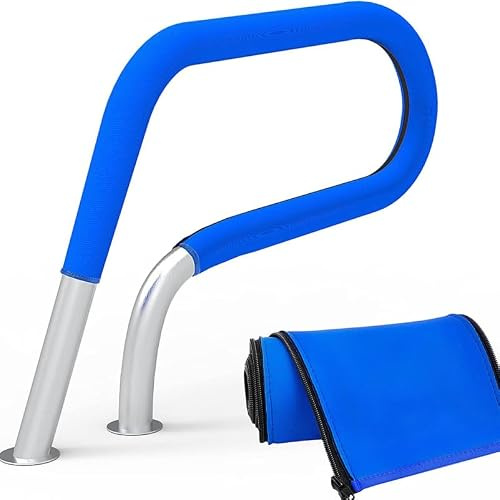 OFFSCH Cubierta antideslizante para pasamanos de piscina Funda de barandilla de seguridad ajustable para piscina Cómoda superficie al tacto Fácil instalación Protección óptima para pasamanos