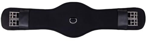 QHP Dressurgurt Kurzgurt anatomisch (55 cm, schwarz)