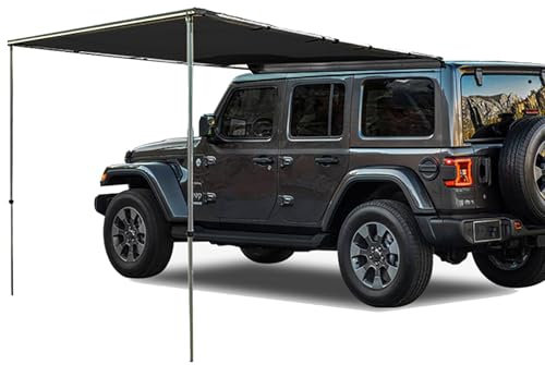 JCSRYD Toldos Furgoneta Camper Toldo para Coche, Toldo Extraíble para Vehículos, Toldo Lateral Retráctil de PU5000 mm, Ideal para Acampar, Viajes al Aire Libre (Size : 160x250cm/5.2x8.2ft)