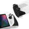 PlayVital Premium Handle Grips for ROG Ally with Thumb Grips, Non-slip Soft Textured Trigger & Back Button Grip Stickers for ROG Ally Gaming Handheld Console - Hexagonal Diamond Textured Black