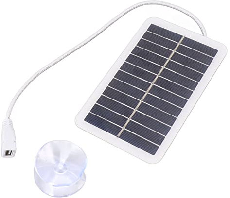 Tyenaza Mini-Solarmodule, polykristallines Silizium, 2 W, 5 V, tragbares USB-Solarpanel-Ladegerät für den Notfall, Handy-Powerbank, Kamera-Lüfter