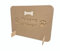 Vanity style Dog stopper, Dog barriers gate for stairs, easy setup, beautiful style (Natural, 51cm x 75cm)