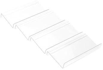 Poggapp Klarer Acryl-Gewürzschubladen-Organizer, Gewürzglas-Schubladeneinsatz, Küchengewürzregal für Schublade (Glas Nicht im Lieferumfang Enthalten), Einfache Installation, Einfach zu Bedienen