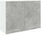 vidaXL Hängeschrank Lyon Betongrau 80x31x60 cm Holzwerkstoff