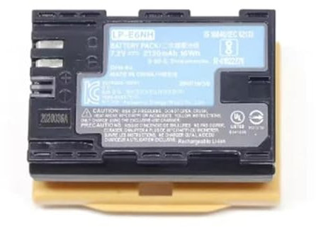 Lithium Battery 7.2V 2130mAh LP-E6NH LPE6NH Battery ,Compatible For Canon EOS R R5 R6 5DS 6D 7D 60D 70D 80D 90D(1pc battery)