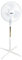 KÜHL 16 White Electric Pedestal Fan | 3 Speed Settings | 80° Oscillation | Adjustable Standing Fan | Easy to Assemble | For Home & Office