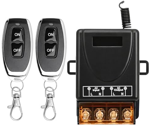 30A Wireless Remote Control Switch Radio Remote Light Switch Wireless