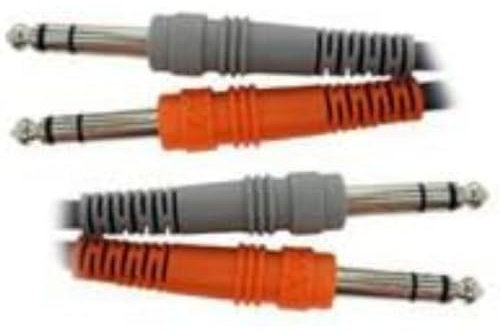 Hosa CSS-202, Stereo Interconnect, Dual 1/4 in TRS to Same, 2 m