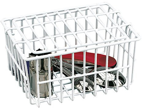 White Dishwasher Basket by Better Houseware