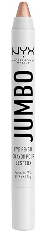NYX Professional Makeup Eye Liner Pencil Jumbo 2-in-1 Shade: Yogurt | Ultra-Creamy, No-Tug Formula, High-Pigment Radiant Finish, Eyeliner Pencil, Professional Makeup