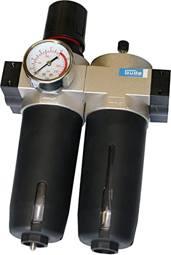 Güde 41087 Wartungseinheit 3/4 (zum Einstellen des Arbeitsdruckes, Ölmenge einstellbar, Ablassventil, Manometer)